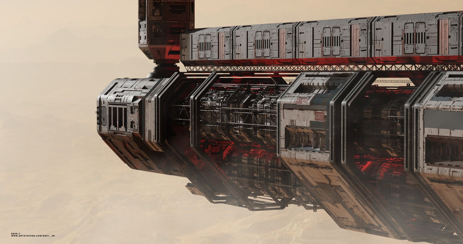 Scifi Cargo-Ship